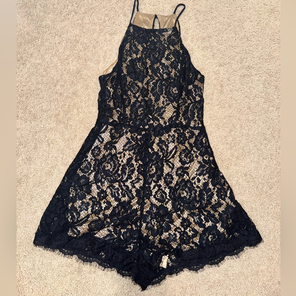 Lush lace romper
